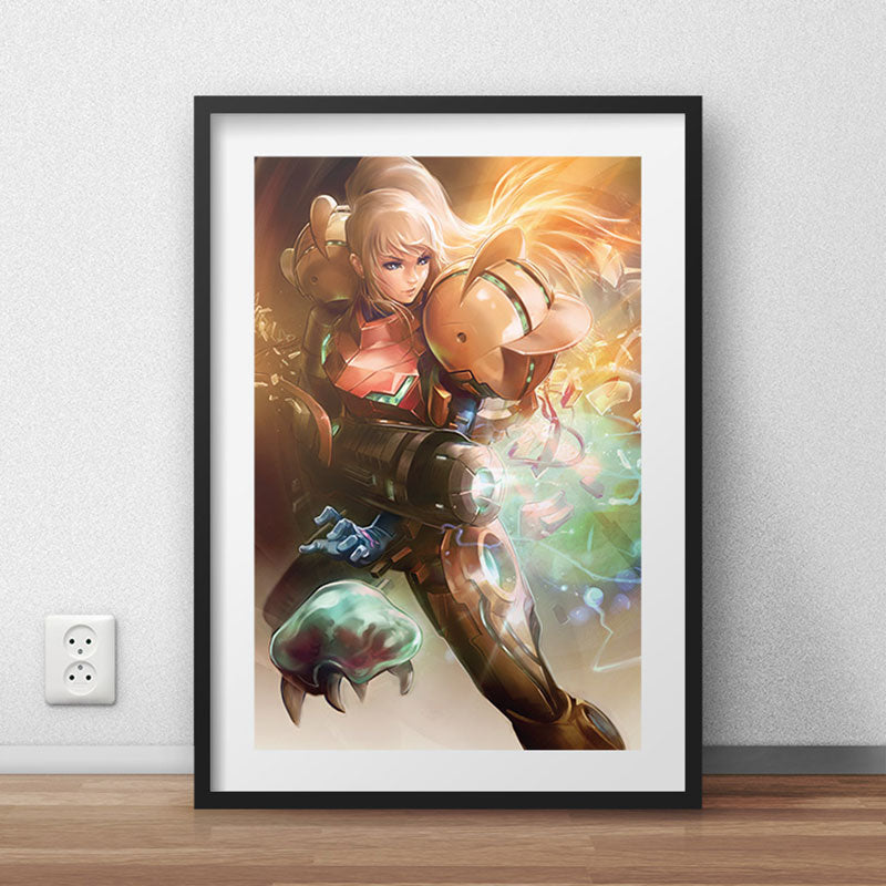 Samus Power Suit Poster Print