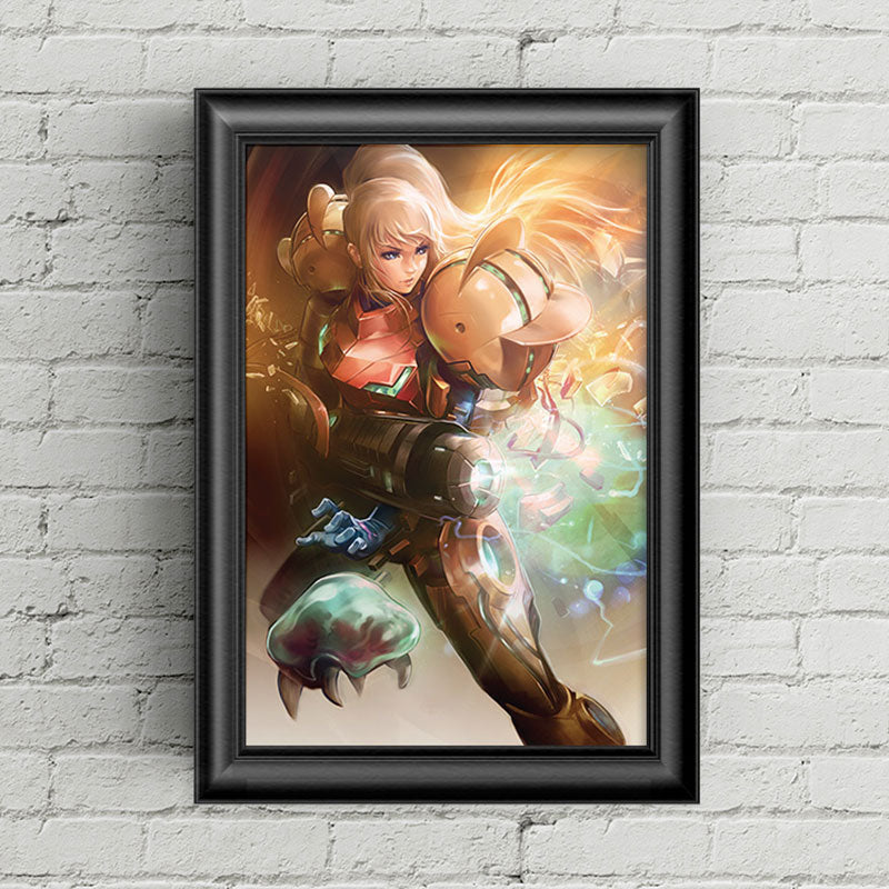 Samus Power Suit Poster Print