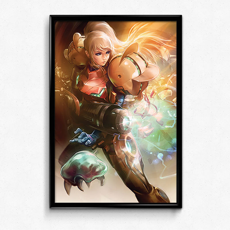 Samus Power Suit Poster Print