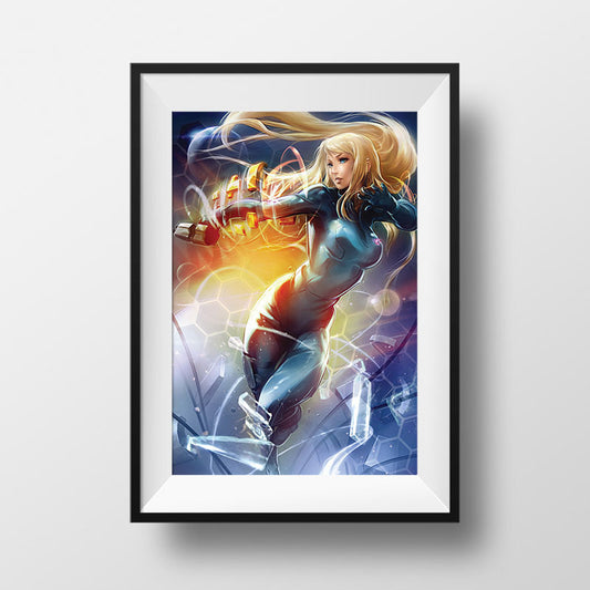 Zero Suit Samus Poster Print