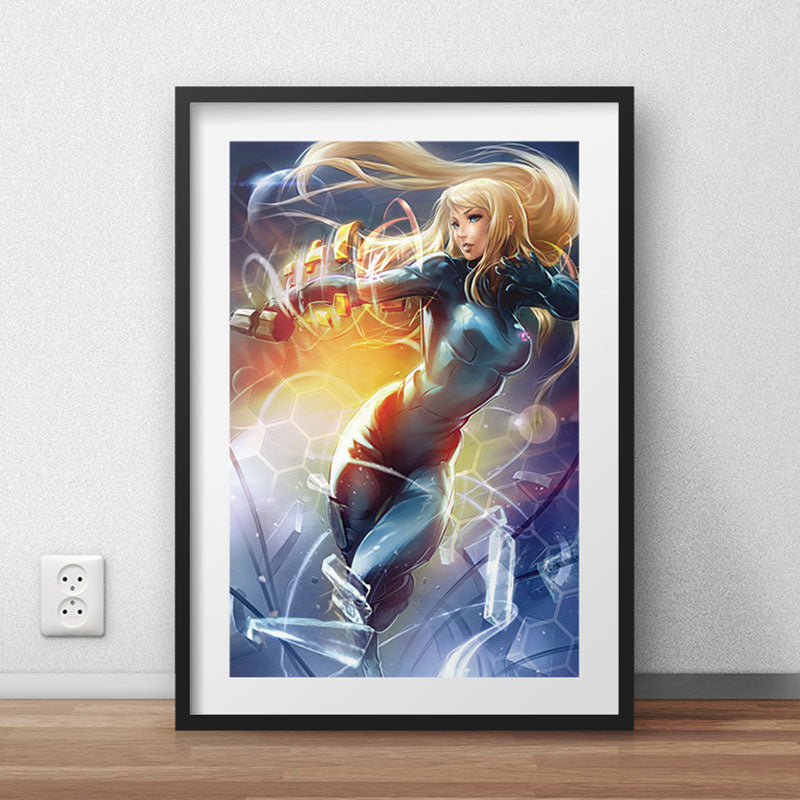 Zero Suit Samus Poster Print