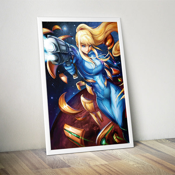 Zero Suit Samus Poster Print - nayukidraws