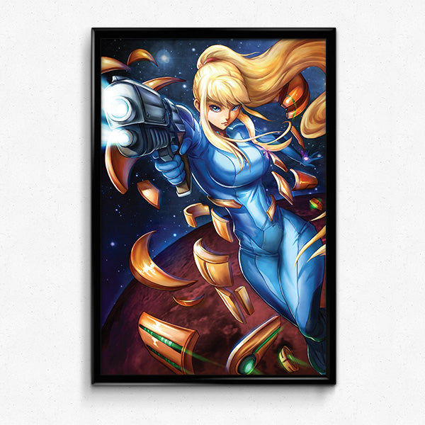 Zero Suit Samus Poster Print - nayukidraws