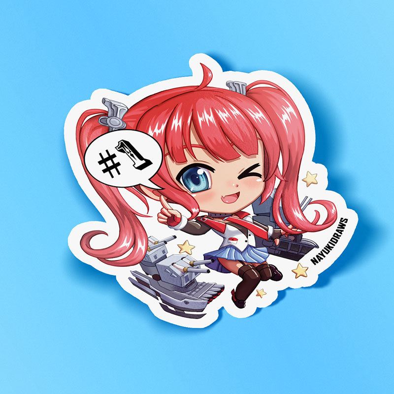 San Diego Vinyl Sticker - nayukidraws