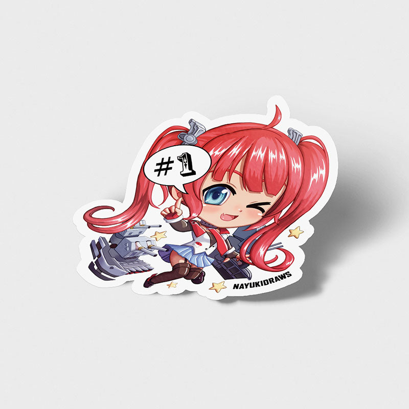 San Diego Vinyl Sticker - nayukidraws
