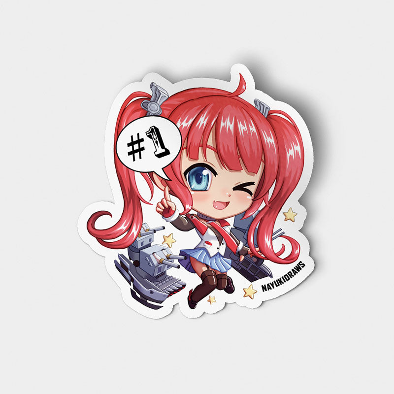 San Diego Vinyl Sticker - nayukidraws
