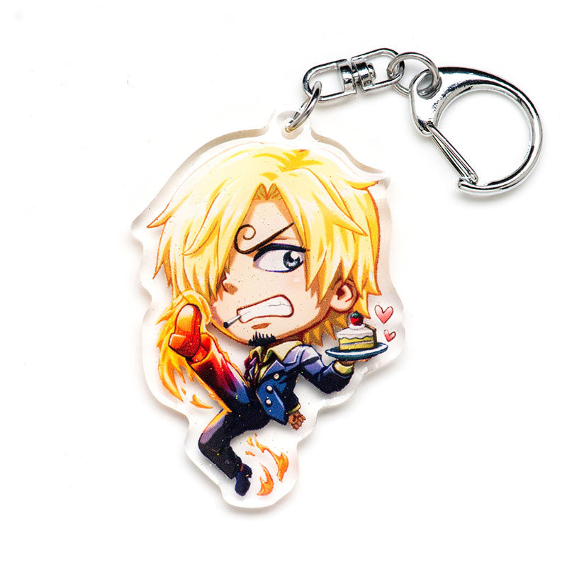 Sanji Acrylic Charm Keychain