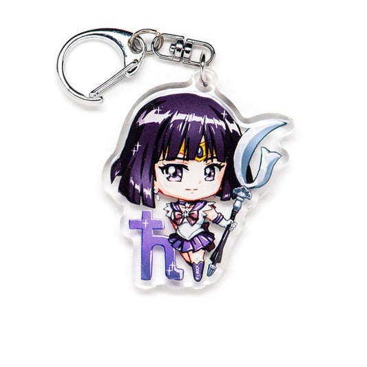Saturn Acrylic Charm Keychain