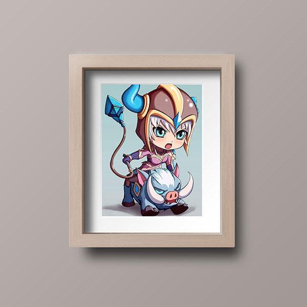 Sejuani Chibi Mini Print - nayukidraws