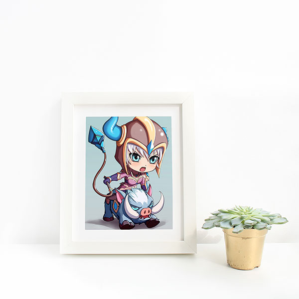 Sejuani Chibi Mini Print - nayukidraws