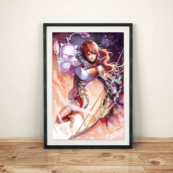 Serah Farron Poster Print - nayukidraws