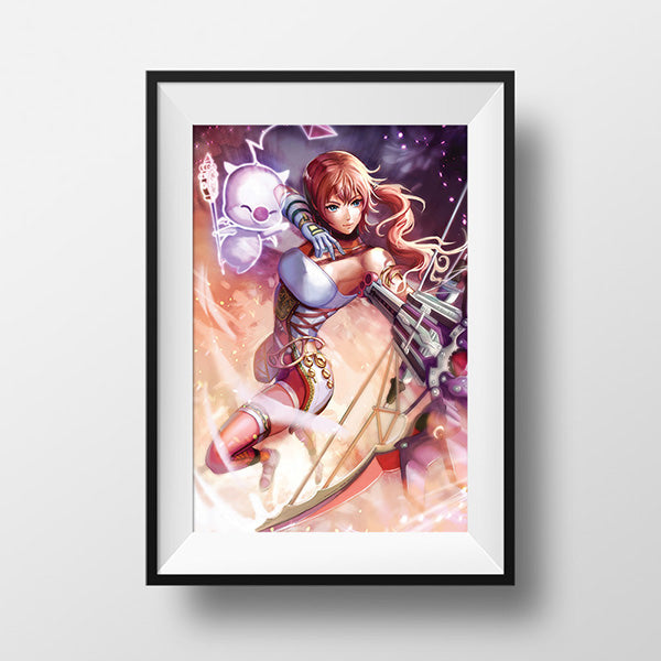 Serah Farron Poster Print - nayukidraws