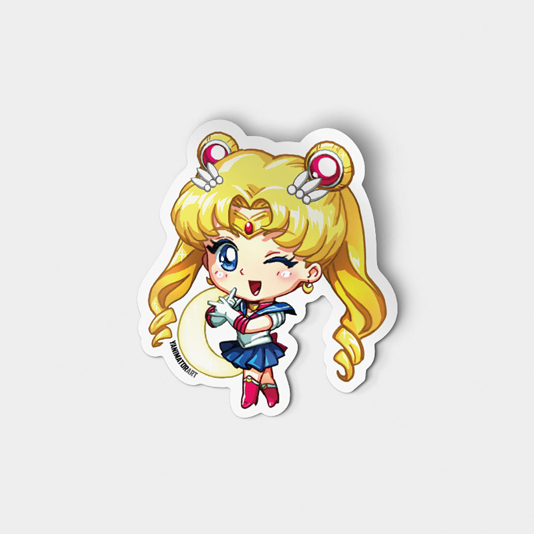 Moon Vinyl Sticker