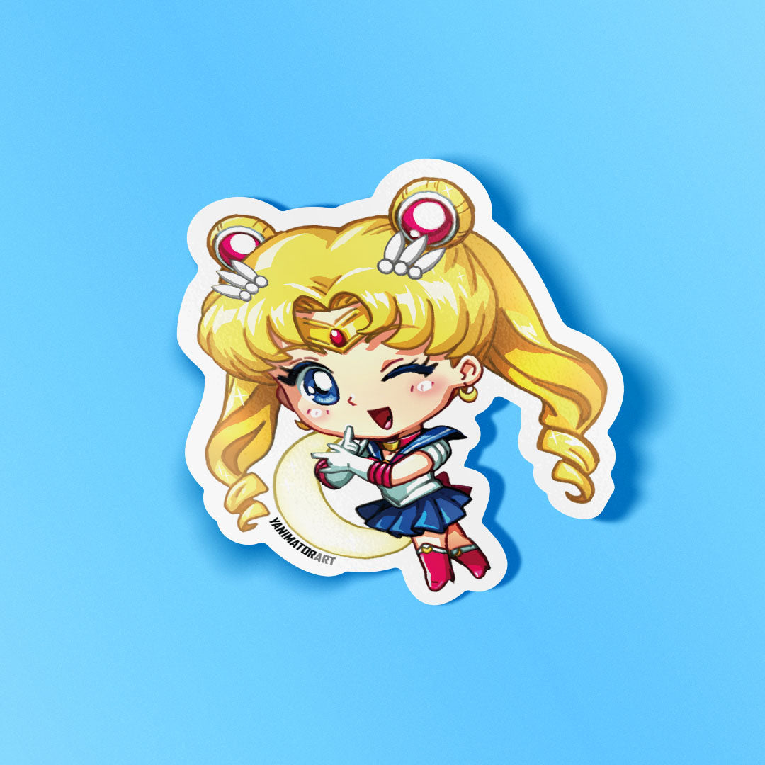 Moon Vinyl Sticker