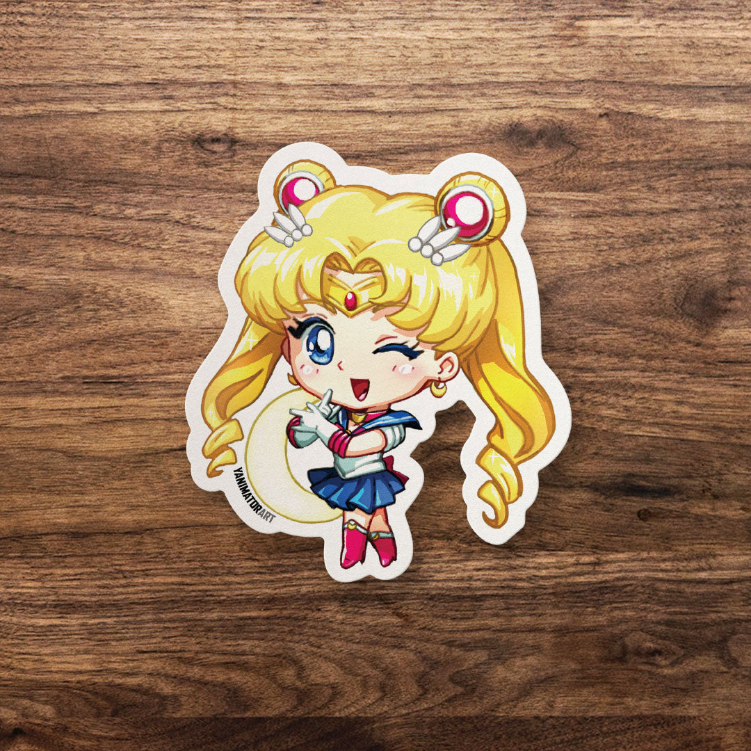 Moon Vinyl Sticker
