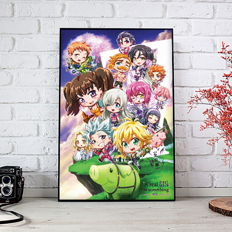 Seven Deadly Sins Chibi Poster Print
