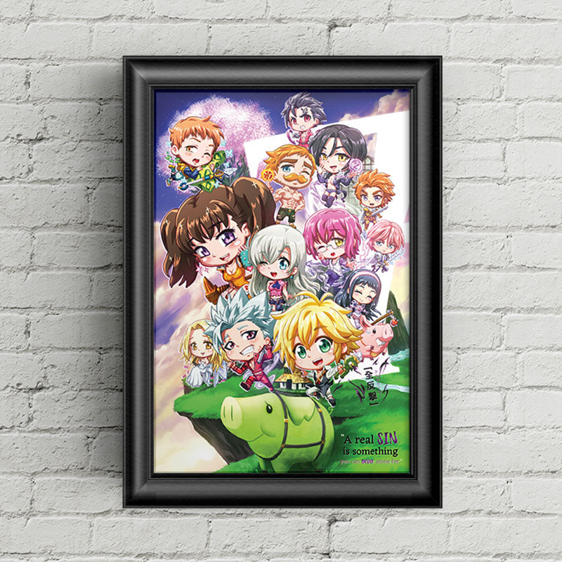 Seven Deadly Sins Chibi Poster Print