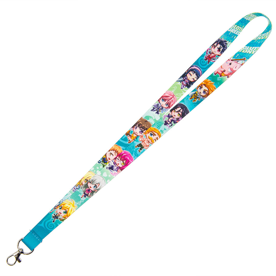Seven Sins Double-Sided Lanyard
