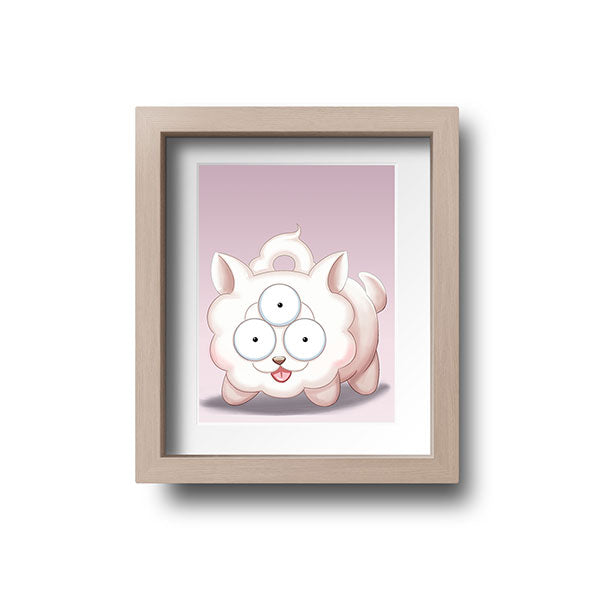 Shiro Chibi Mini Print - nayukidraws