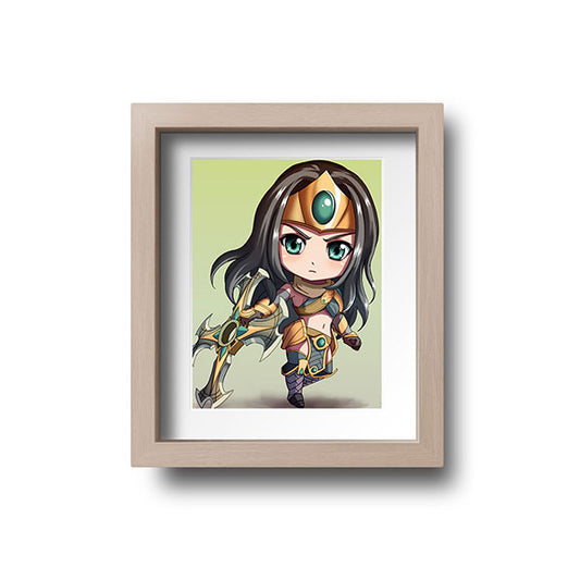 Sivir Chibi Mini Print - nayukidraws