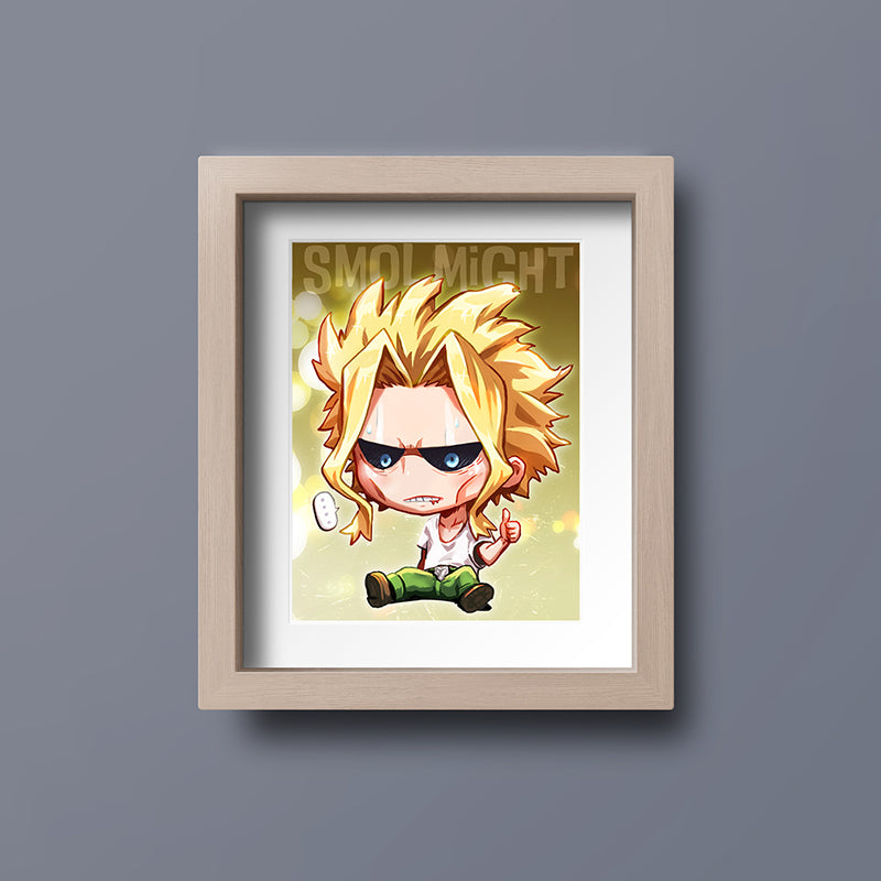 Toshinori Yagi All Might Mini Print