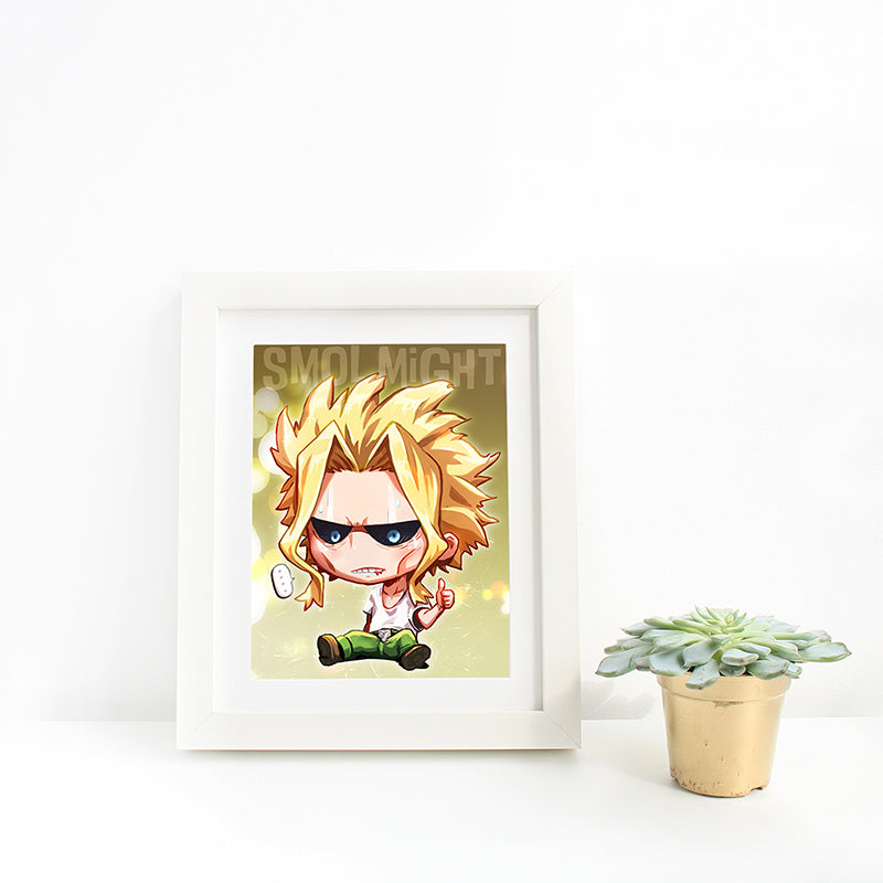 Toshinori Yagi All Might Mini Print