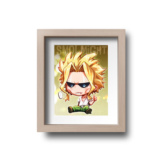 Toshinori Yagi All Might Mini Print