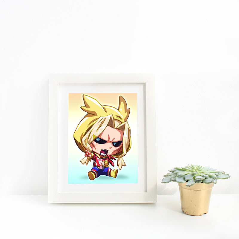 Toshinori Yagi Small All Might Pajama Kigurumi Mini Print