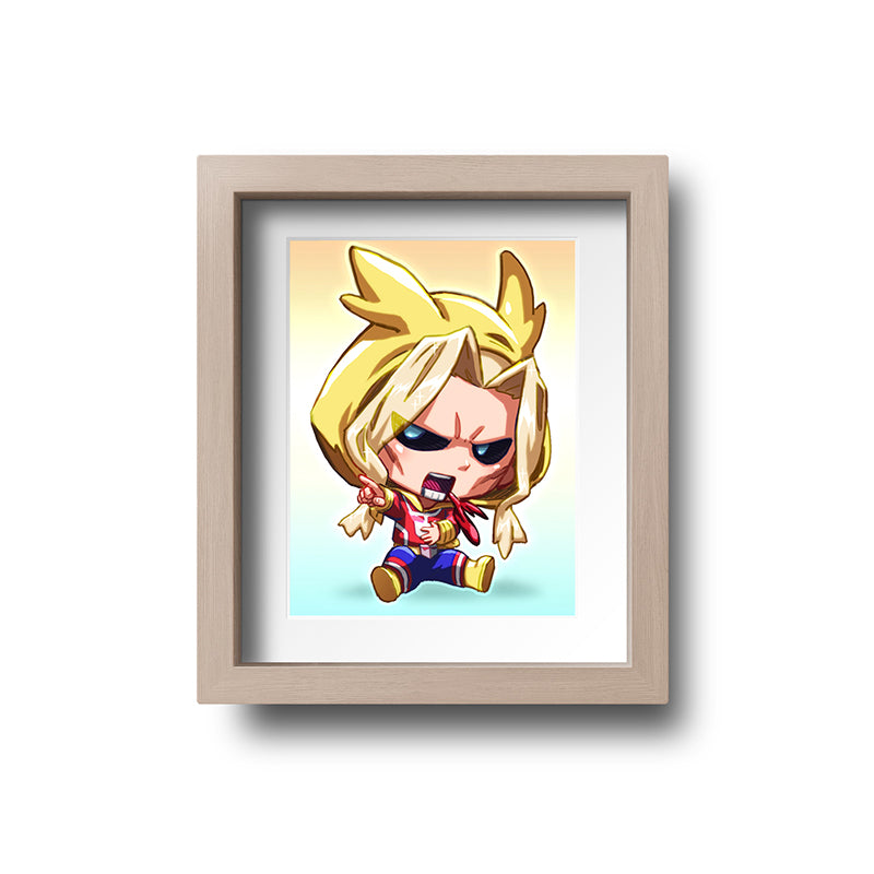 Toshinori Yagi Small All Might Pajama Kigurumi Mini Print