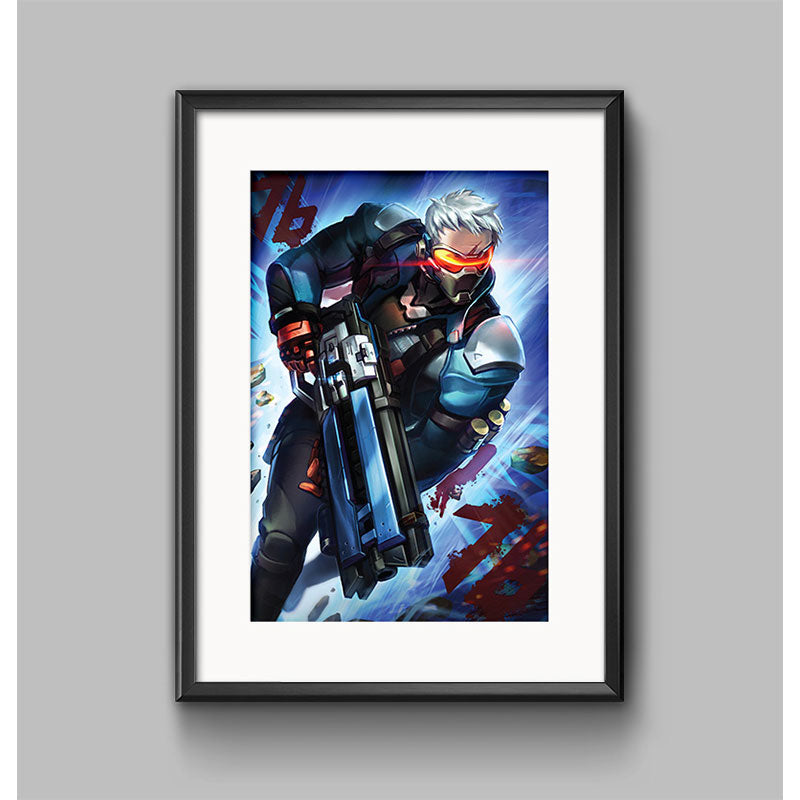 Soldier 76 Poster Print