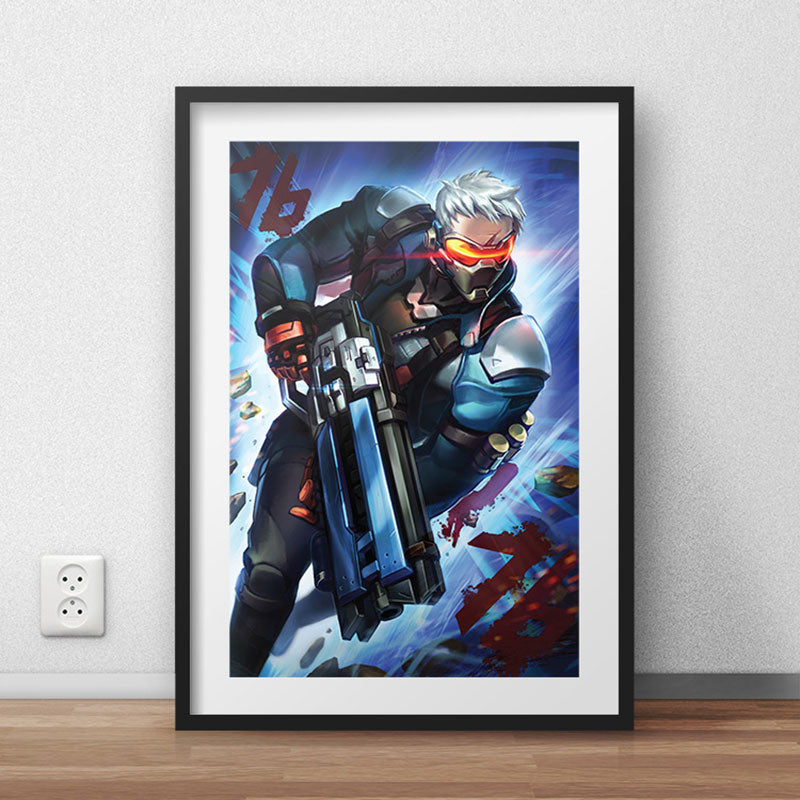 Soldier 76 Poster Print