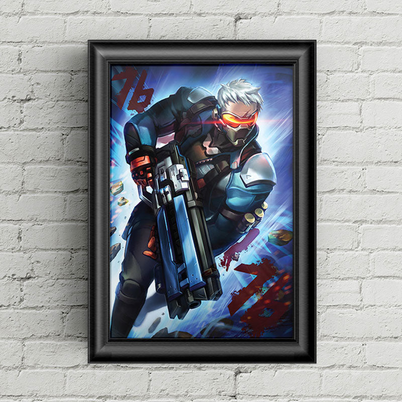 Soldier 76 Poster Print