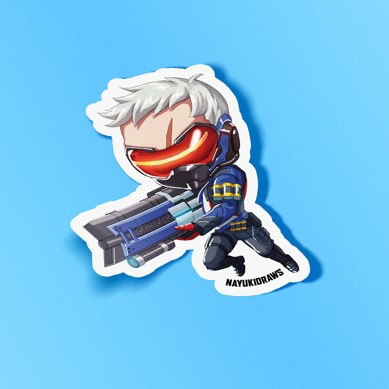 Soldier 76 Vinyl Sticker