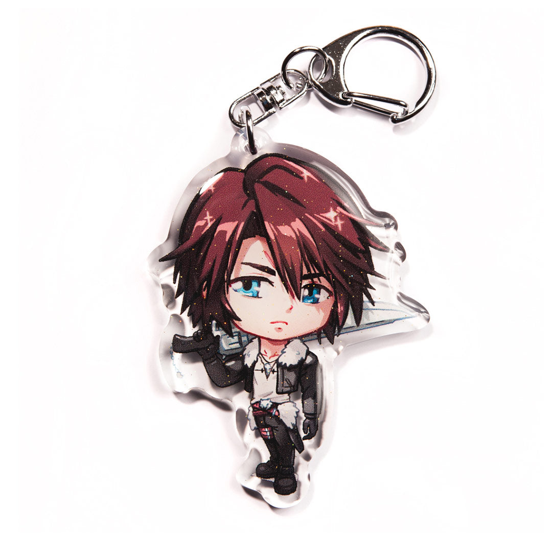 Squall Leonhart Acrylic Charm Keychain