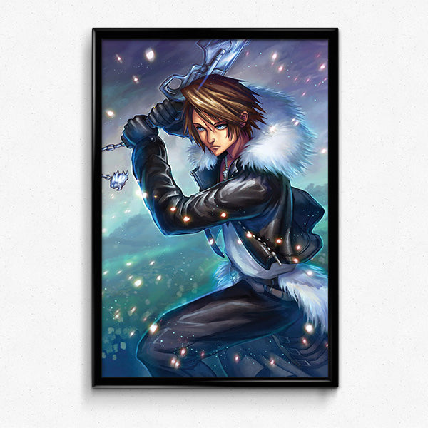Squall Leonhart Poster Print - nayukidraws