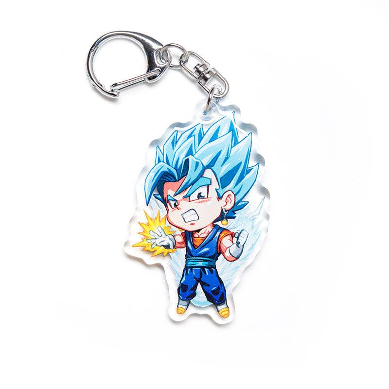 SSJB Vegito Acrylic Charm Keychain