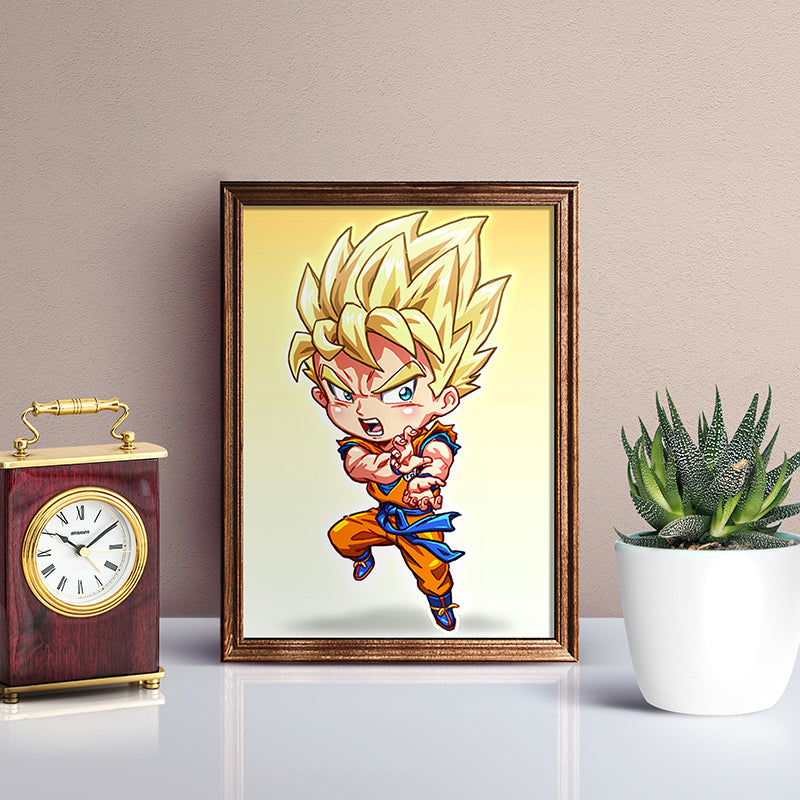 SSJ Goku Mini Print