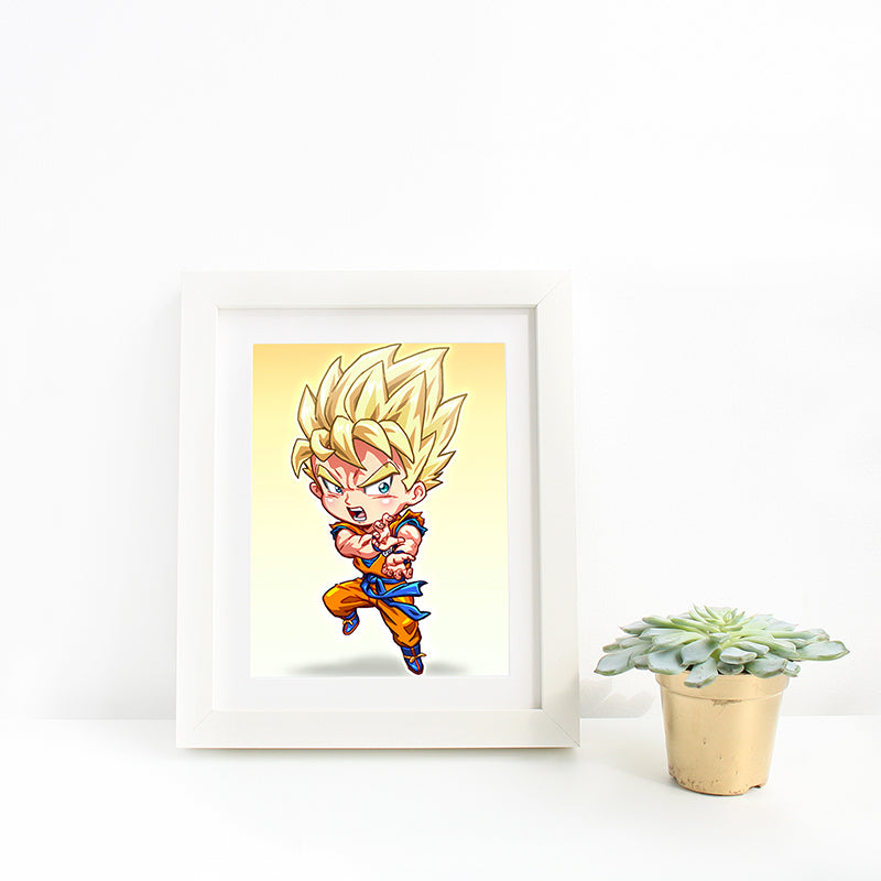 SSJ Goku Mini Print