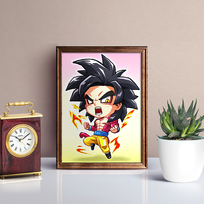 SSJ4 Goku Mini Print