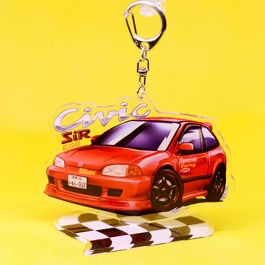 EG6 Civic SiR Red Acrylic Standee