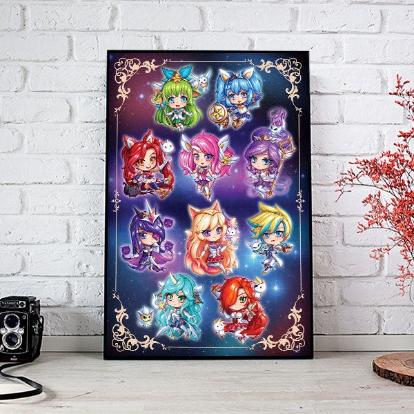 Star Guardian Chibi Poster Print - nayukidraws