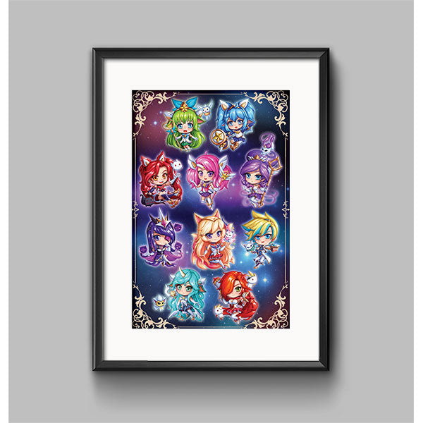 Star Guardian Chibi Poster Print - nayukidraws
