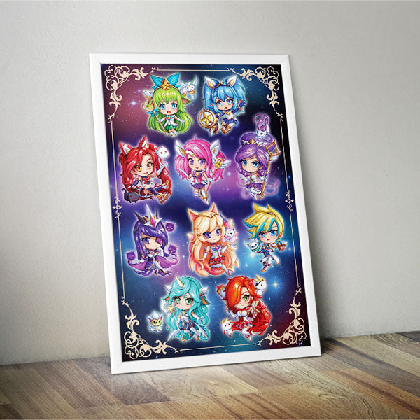 Star Guardian Chibi Poster Print - nayukidraws