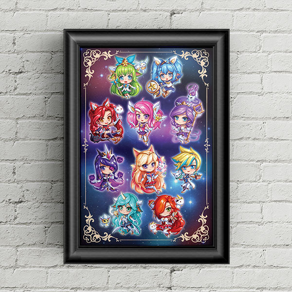 Star Guardian Chibi Poster Print - nayukidraws