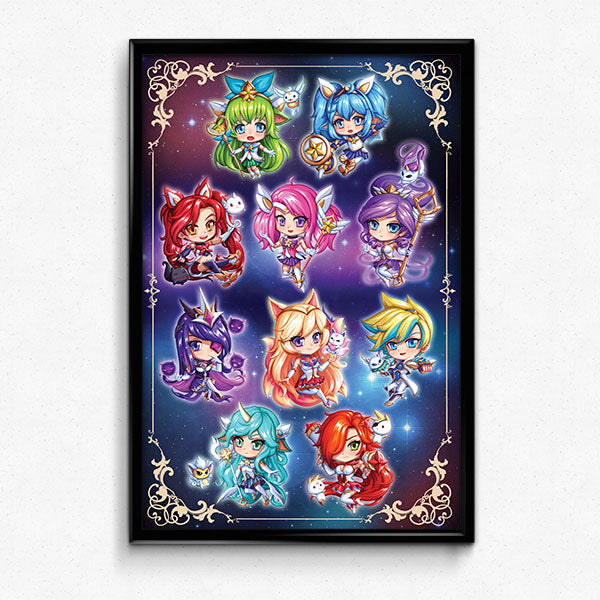 Star Guardian Chibi Poster Print - nayukidraws
