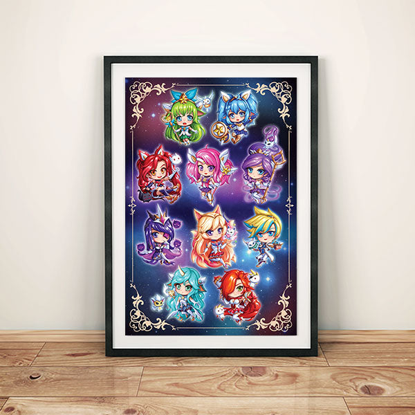Star Guardian Chibi Poster Print - nayukidraws