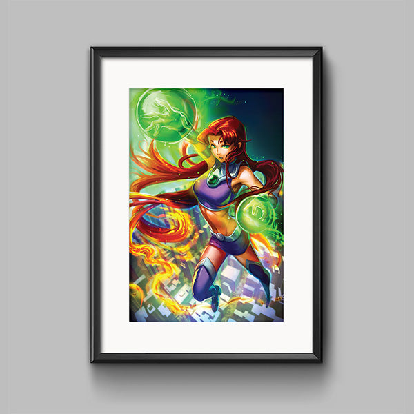 Starfire Poster Print - nayukidraws