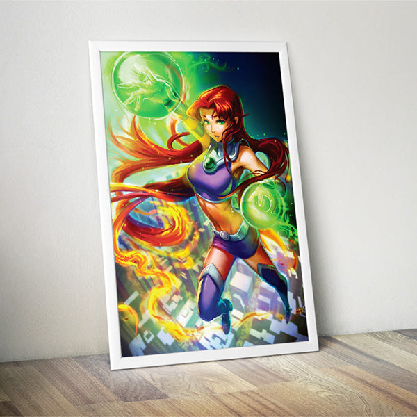 Starfire Poster Print - nayukidraws