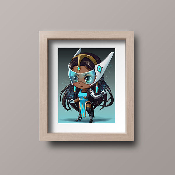 Symmetra Chibi Mini Print
