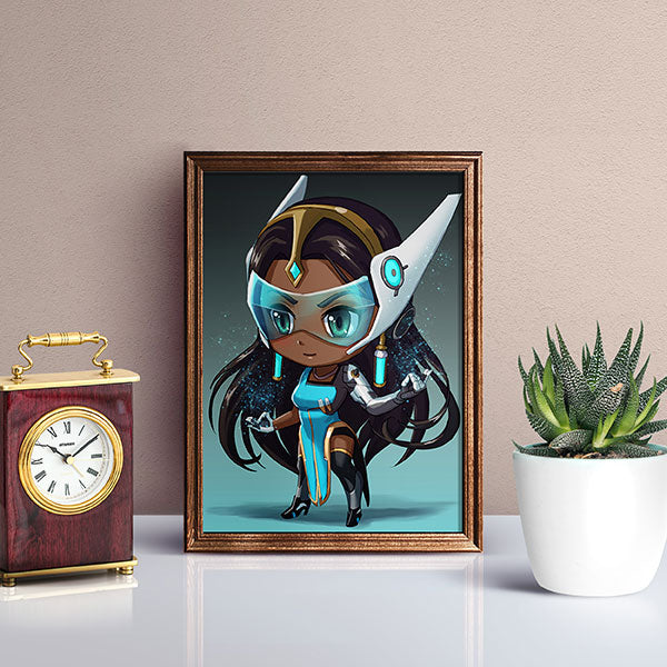 Symmetra Chibi Mini Print